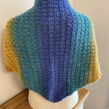 Pebble Beach Side to Side Shawl DK