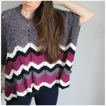 Ripple Effect Poncho