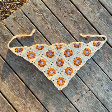 Cool Granny Square Bandana