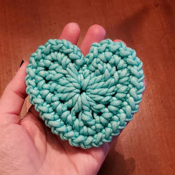 Heart Dish Scrubbie