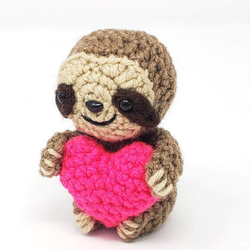 Valentine the Sloth Amigurumi