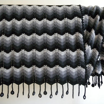 Moon Tide crochet scarf