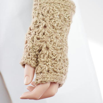 Elaine Crochet Fingerless Gloves #808G