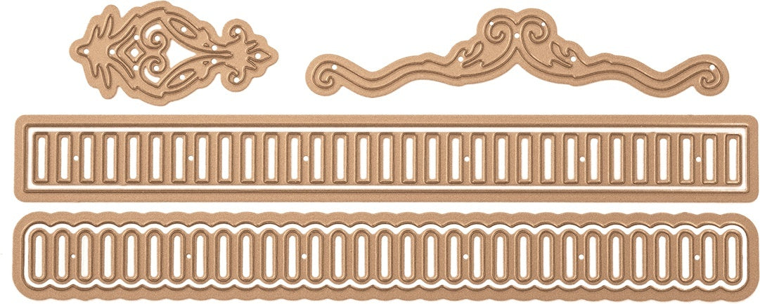 Spellbinders Shapeabilities Dies By Becca Feeken - Shadowbox Ribbon Threader