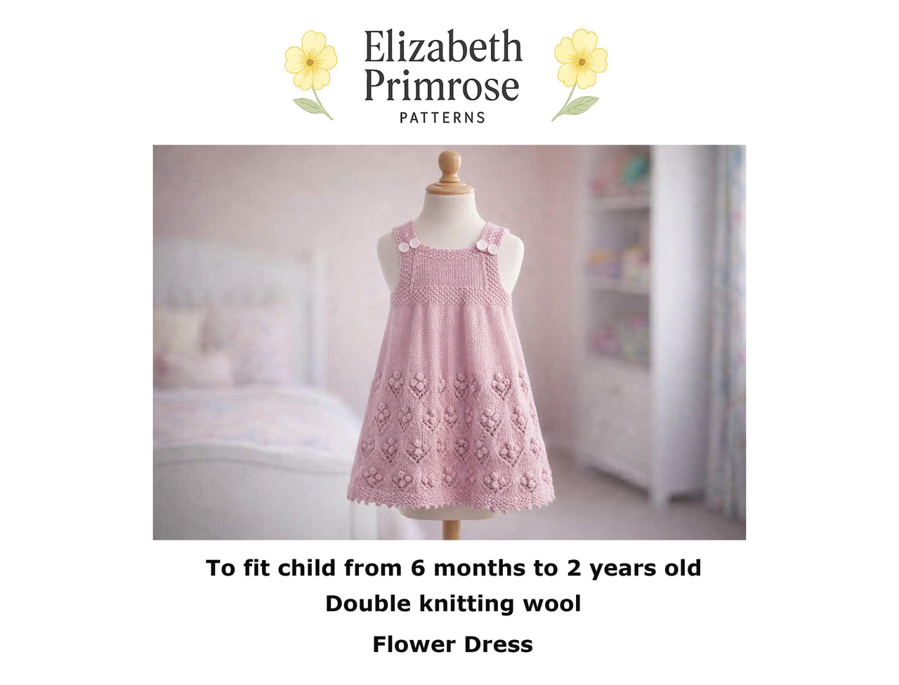 Baby Flower Pinafore Dress P42