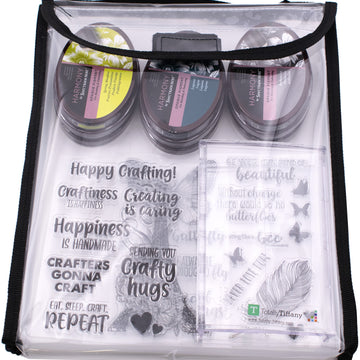 Crafter's Companion Single-Sided Stamp Store And Go Bag - 9.5"X11.5"X1"