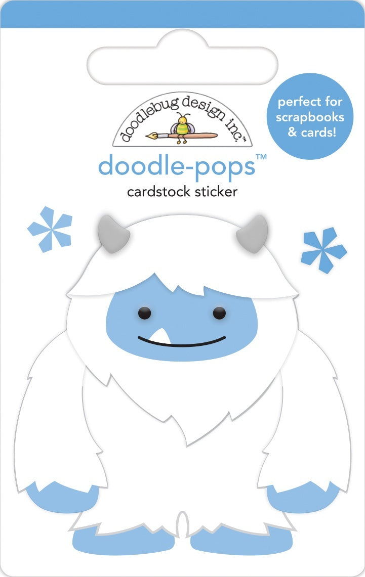 Doodlebug Doodle-Pops 3D Stickers - Harry, Winter Wonderland