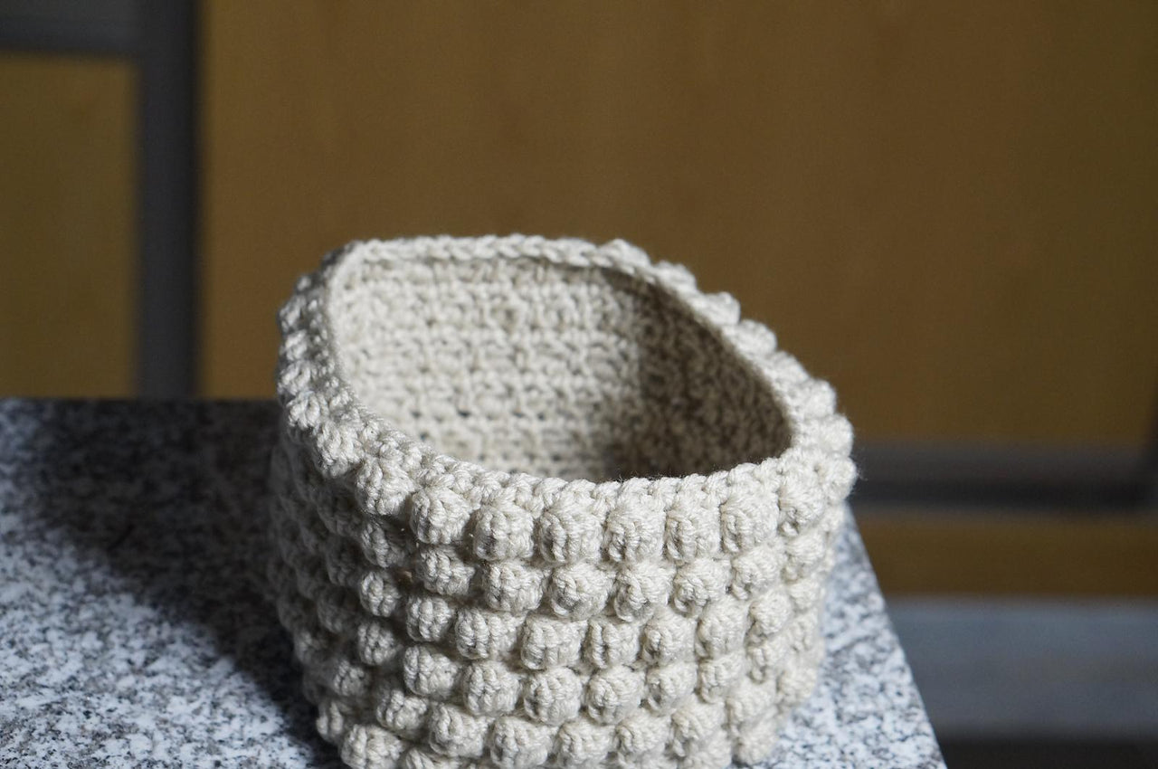 Bobble square basket