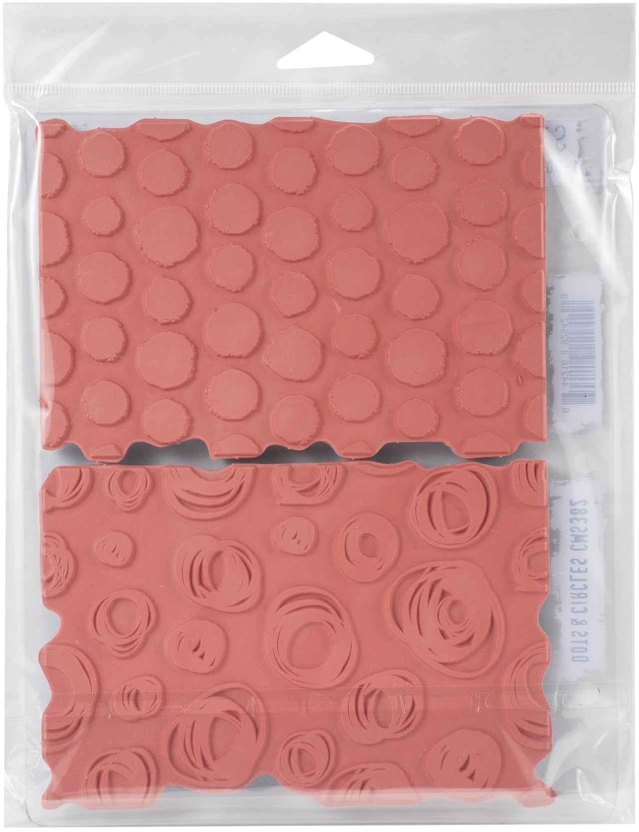 Stampers Anonymous Tim Holtz Cling Stamps 7"X8.5" - Dots & Circles