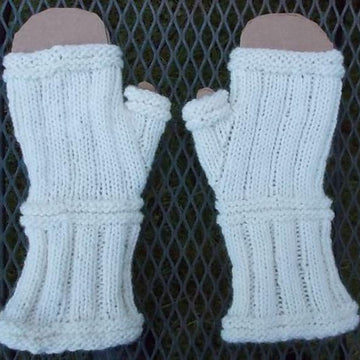 Rib & Welt Gauntlet Mitts