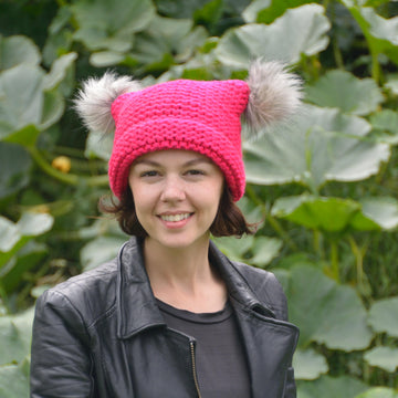 Pink Cat Hat