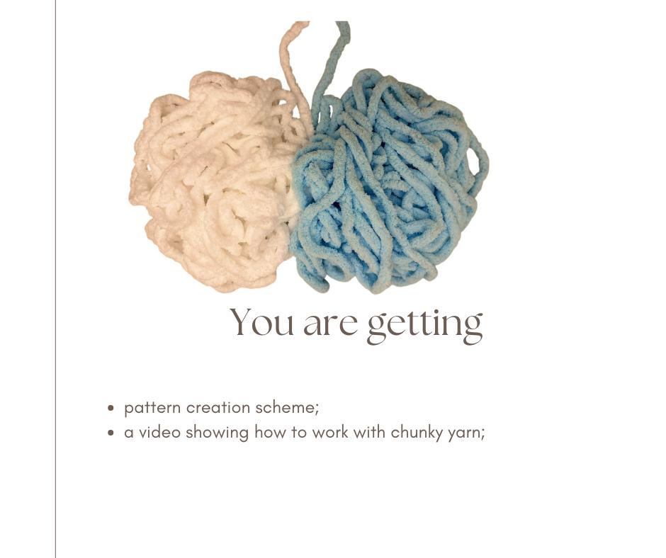 Paw Print Chunky Blanket Pattern: Finger Knitting Tutorial (PDF Pattern)