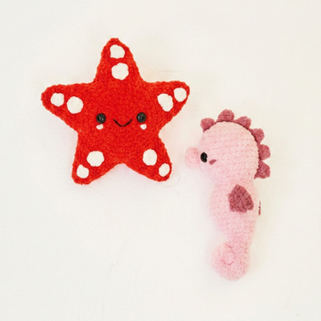 Seahorse and Starfish in Soft & Cosy Super Chunky - 10276 - Downloadable PDF