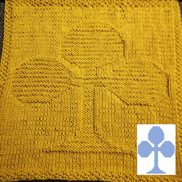 Nr. 157 playing cards clubs 65 stitches