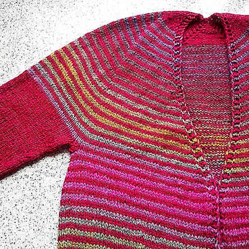 Gaugeless cardigan 2