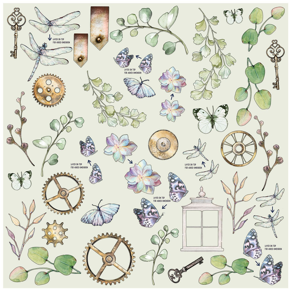 49 And Market Collection Pack 12"X12" - Serendipitous