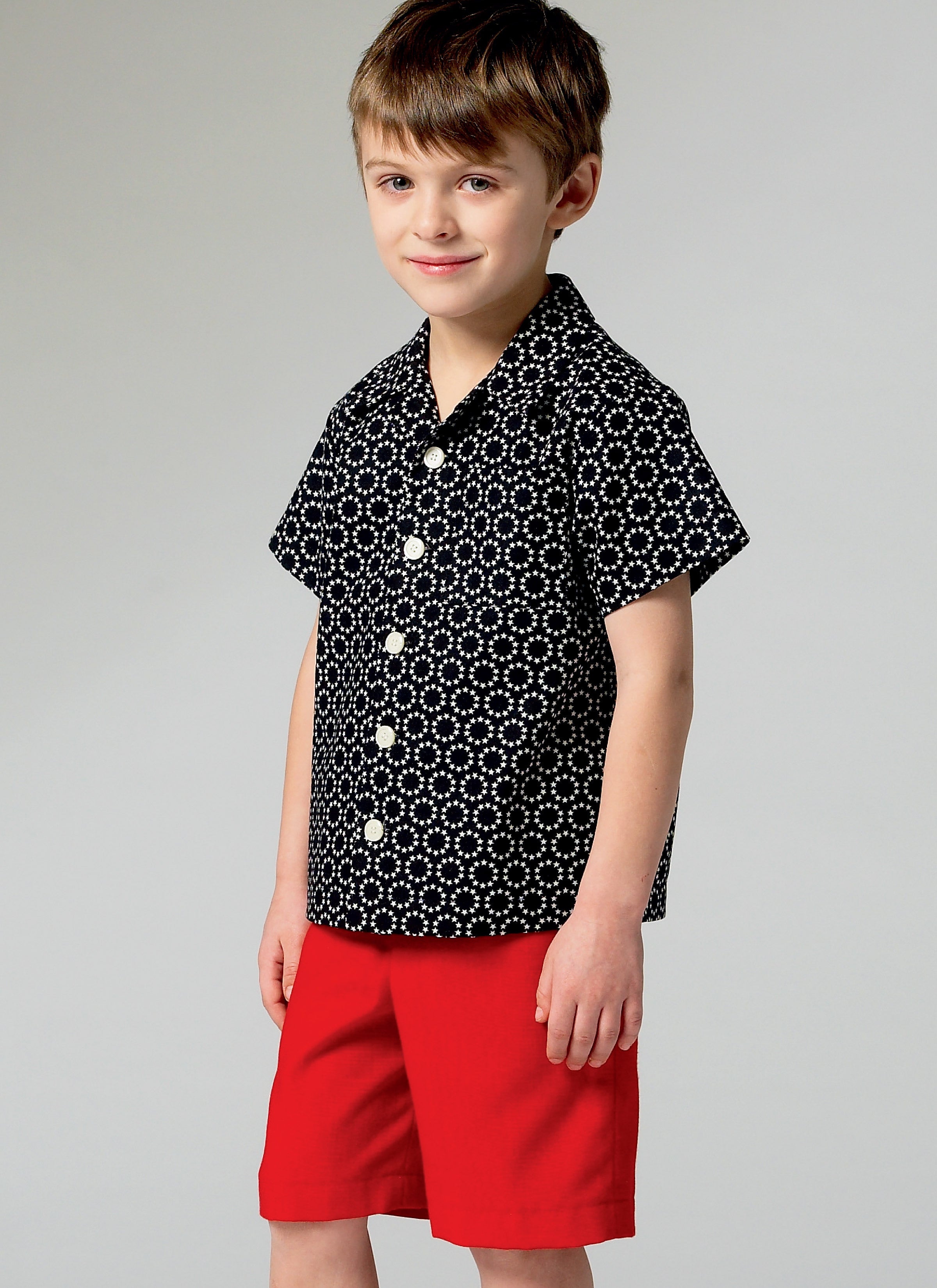 McCall's Men's/Boys' Shirt, Shorts and Pants M6972 - Sewing Pattern