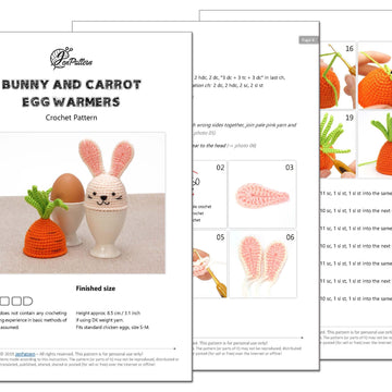 Bunny and Carrot Egg Warmers