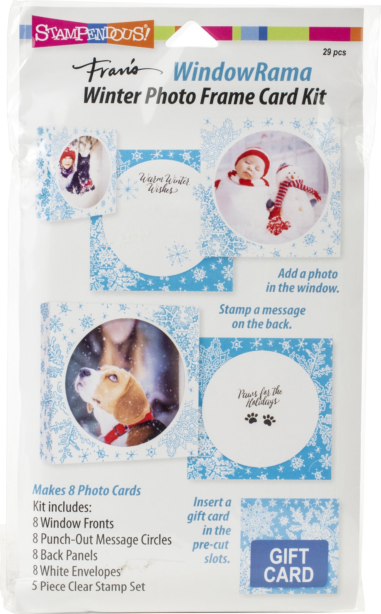 Stampendous Windowrama Card Kit - Winter