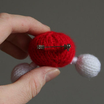 Water Molecule Brooch