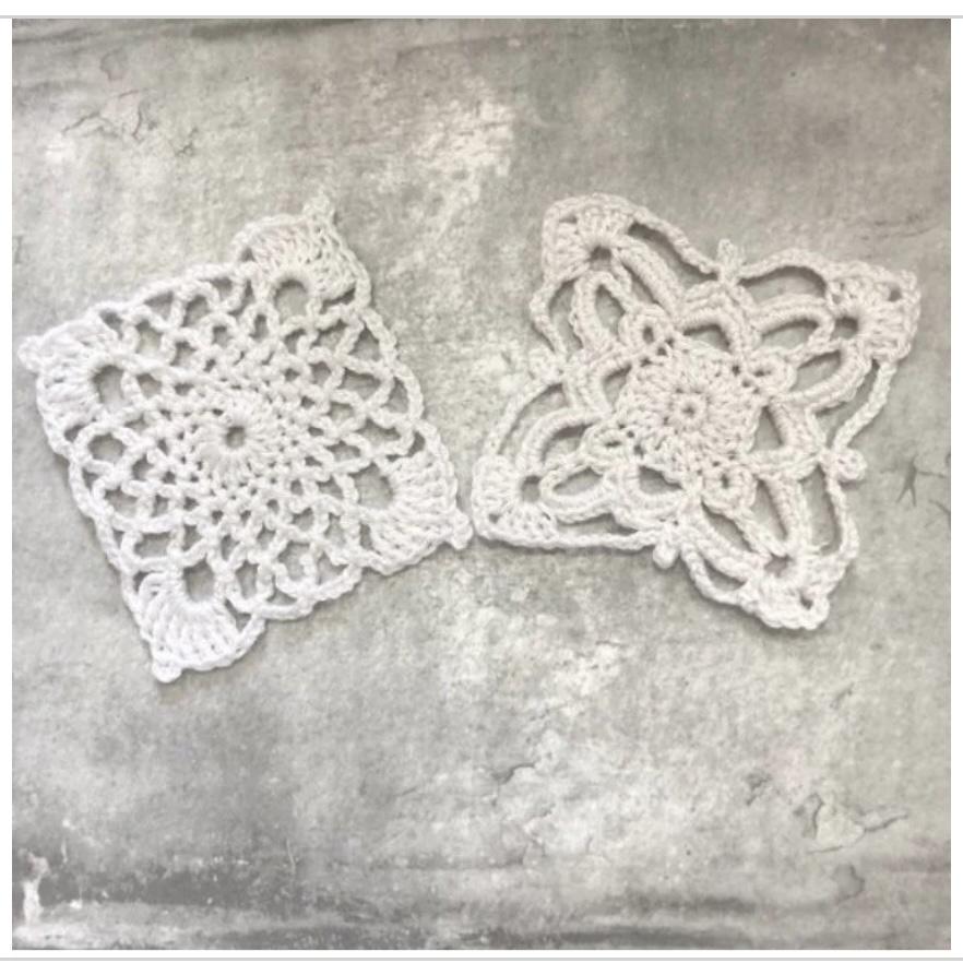 Granny square motifs