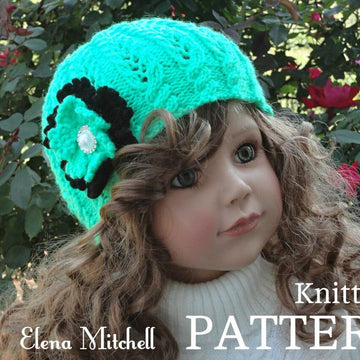 Knitting PATTERN Girls Beanie Women Hat