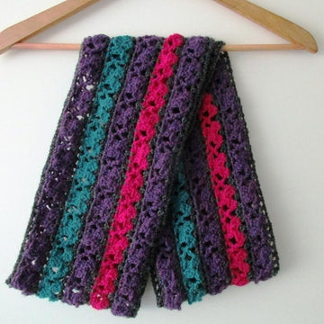 Infinity flower scarf