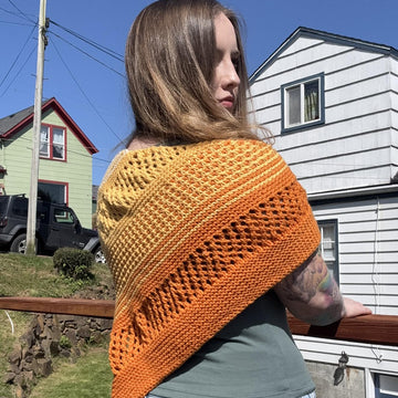 Beach Sunset Shawl