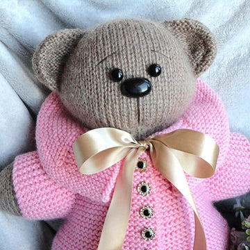 Toy Animal Pattern Knitted Bear