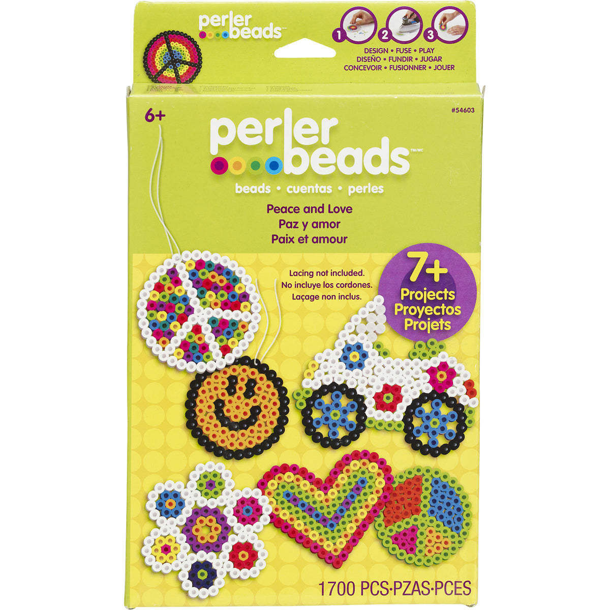 Perler Fused Bead Kit - Peace & Love