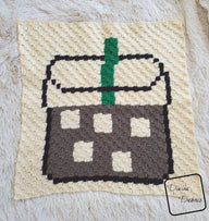 C2C Iced Coffee Afghan Square