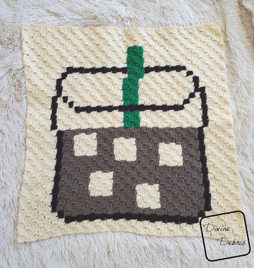C2C Iced Coffee Afghan Square