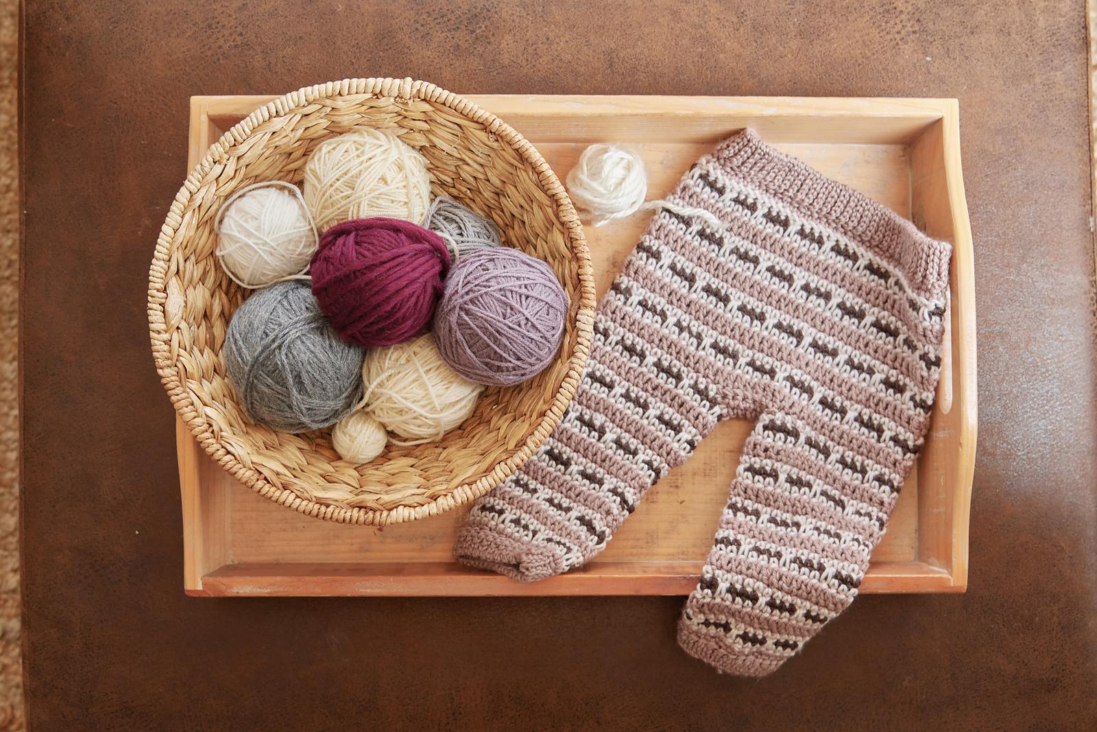 Vintage Baby Crochet Pants