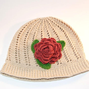 Rose and Leaves Embellishment