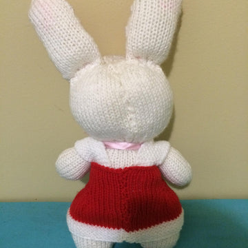 Cute Christmas Dress for Cuddly Bunny Pattern (Outfit Only)