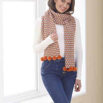 Scarf, Hat and Cowl in King Cole Orchard DK - P6267 - Leaflet
