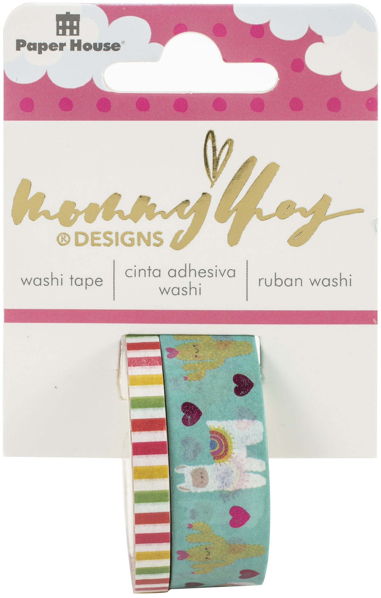 Paper House X Mommy Lhey Washi Tap 2/Pkg - Llamas