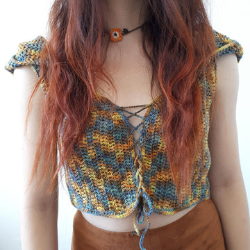 Mandala top wtih cape