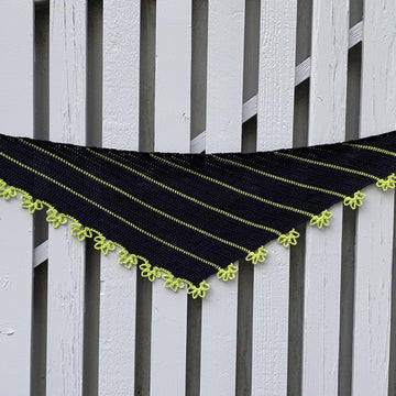 Flower Stripe Shawl