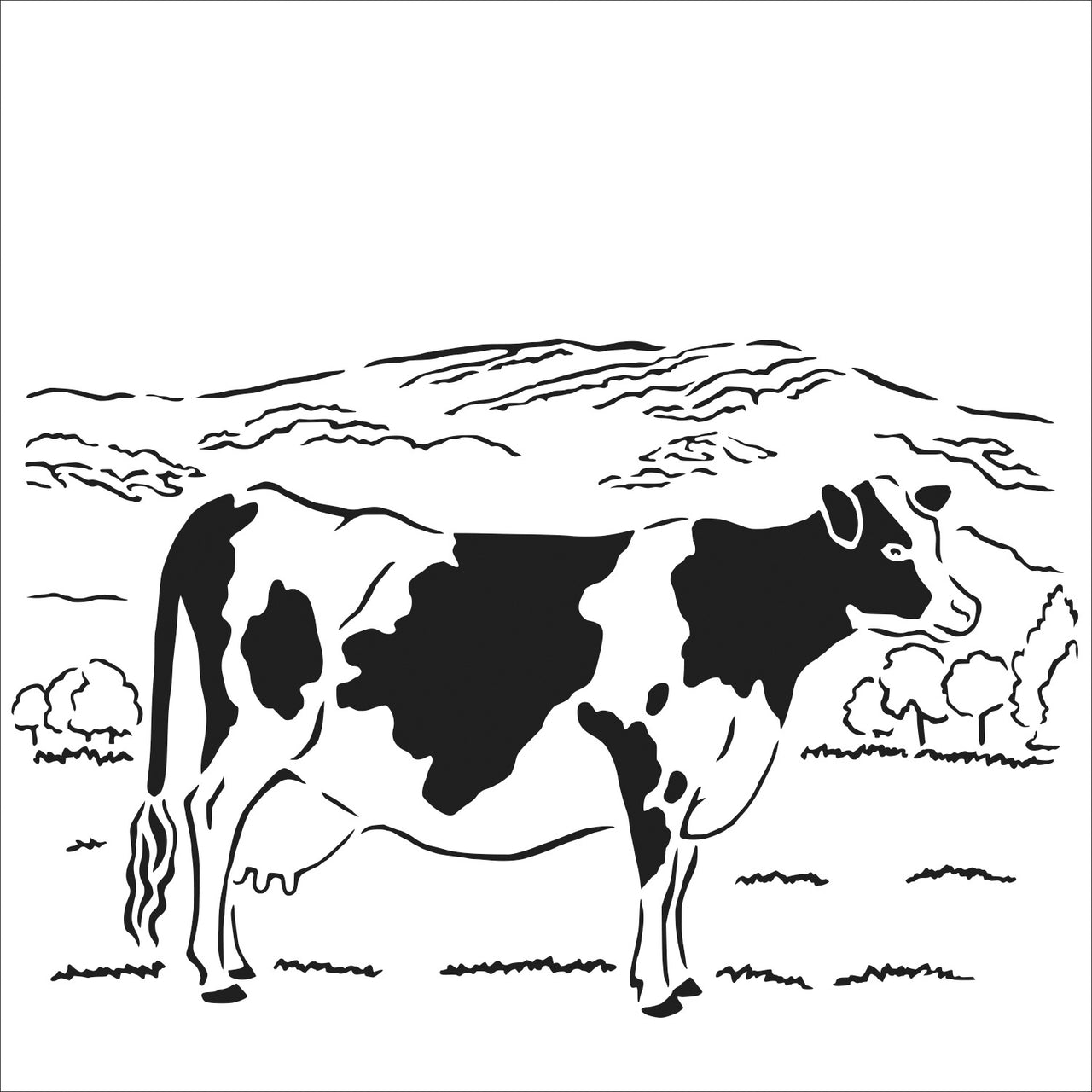 The Crafter's Workshop Crafter's Workshop Template 12"X12" - Bessie