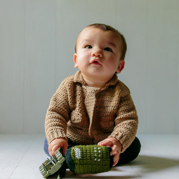 Military Baby Sweaters & Rattles