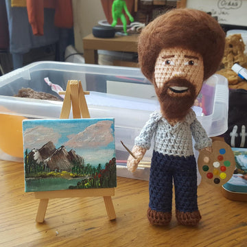 Bob Ross Doll