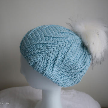 Falling pines slouchy beanie