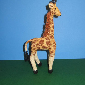 Georgie The Baby Giraffe Amigurumi Microknit Toy