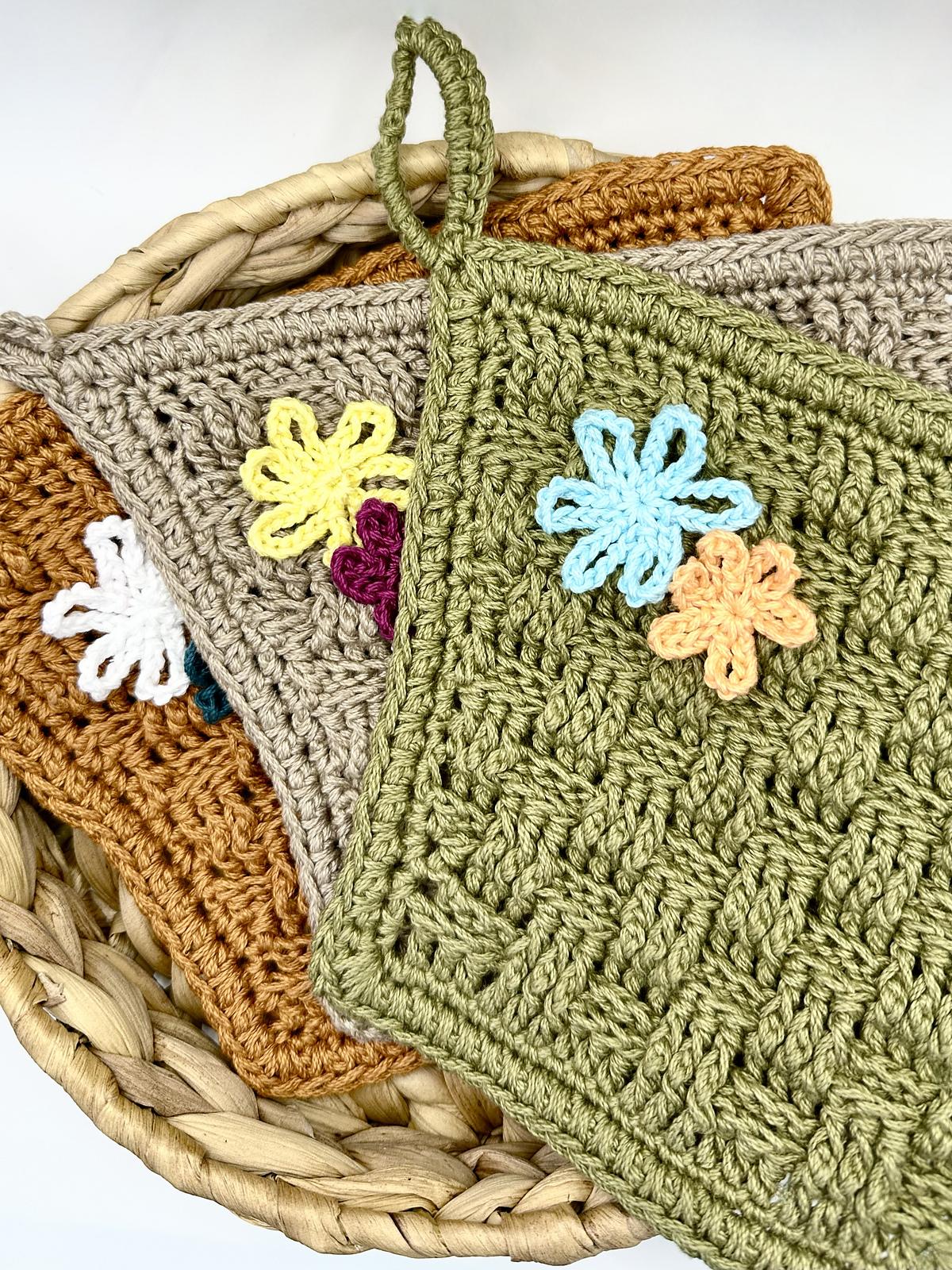 Wicker Basket Trivet Potholder