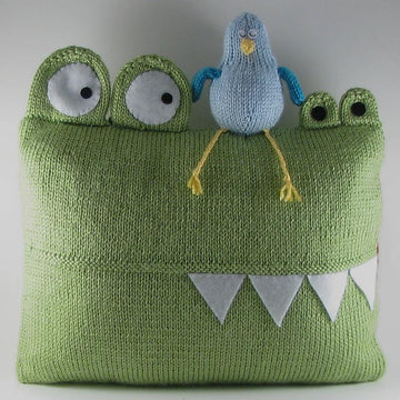 Hungry Alligator Pillow