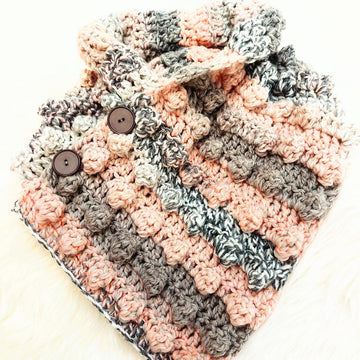 Bubbles collar scarf