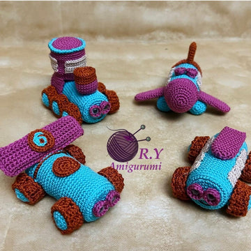 Amigurumi Recycle mini happy engines