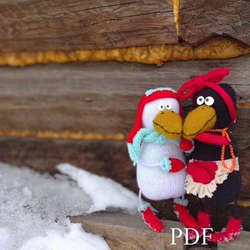 Crow knitting pattern