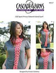 Prince Edward Island Scarf in Cascade 220 Sport - DK217